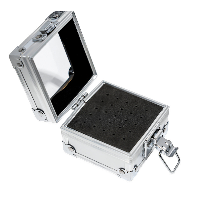 Stainless Steel Nail Polisher Storage Box Tool