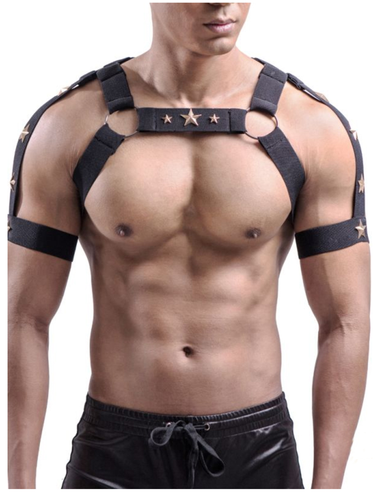 Large Chest Band, Muscular Men's Fitness Sling, Vest, Shoulder Strap