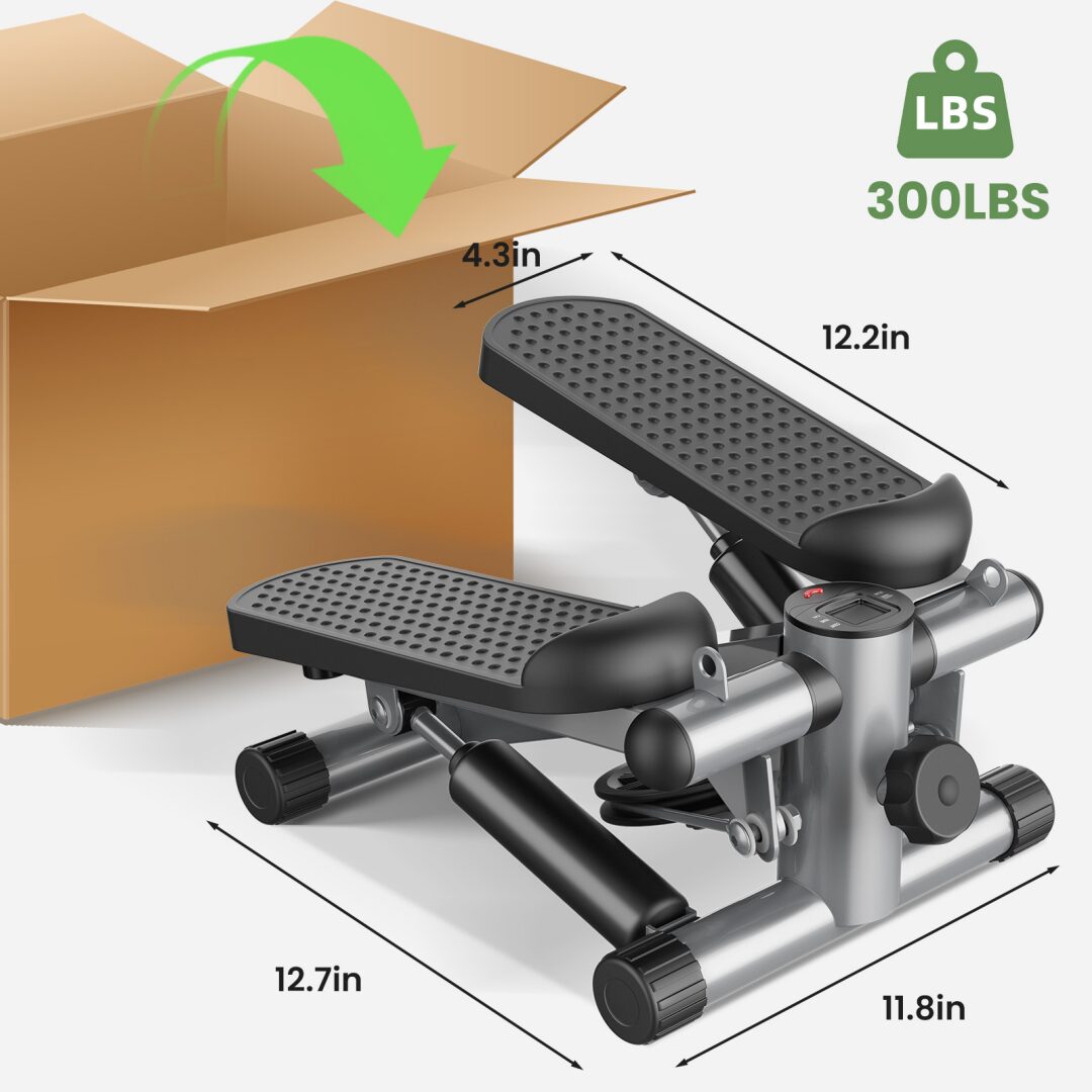 Mini Stepper With Resistance Band