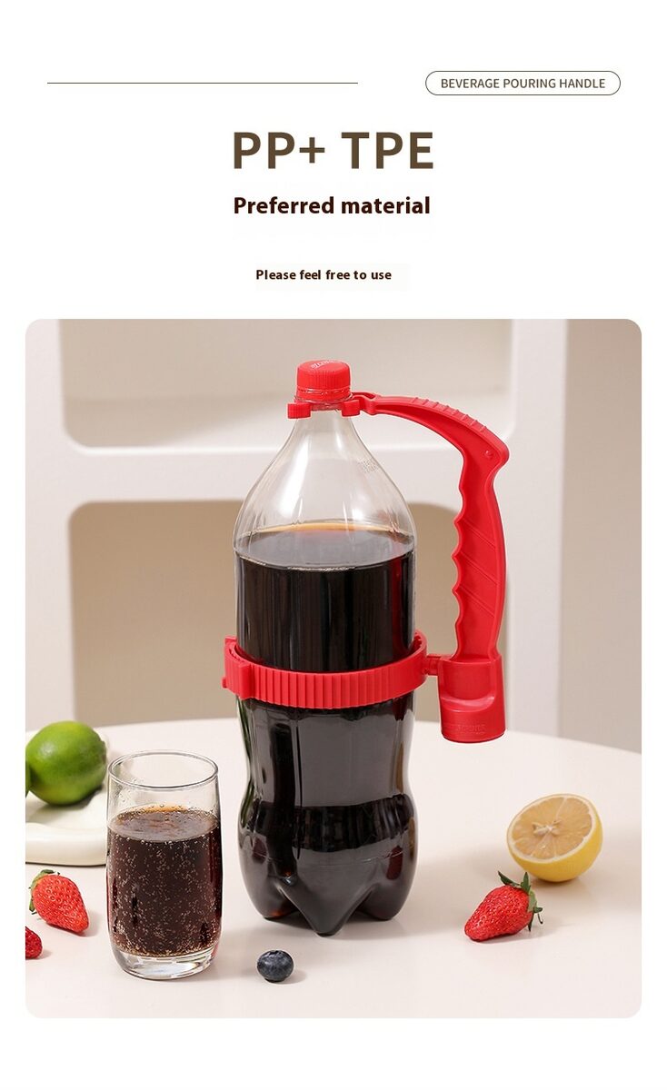 Beverage Bottle Handle Holder Adjustable Pouring Handle Organizer Multi-Use Oil Bottle Handle Holder Kitchen Storage Kitchen Gadgets