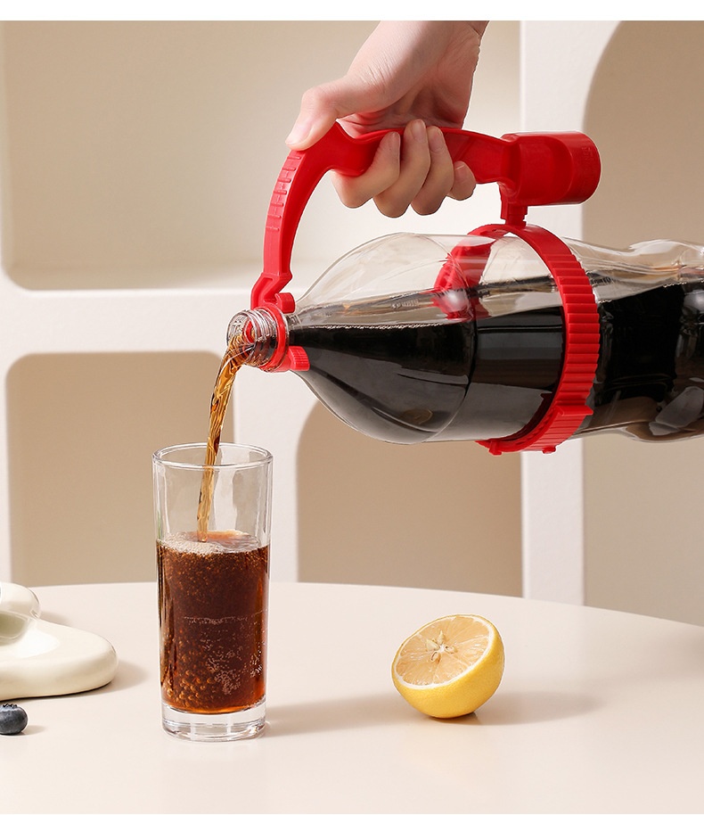 Beverage Bottle Handle Holder Adjustable Pouring Handle Organizer Multi-Use Oil Bottle Handle Holder Kitchen Storage Kitchen Gadgets