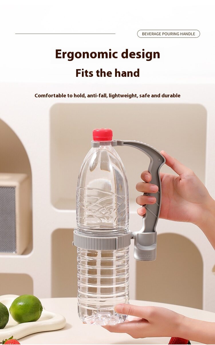 Beverage Bottle Handle Holder Adjustable Pouring Handle Organizer Multi-Use Oil Bottle Handle Holder Kitchen Storage Kitchen Gadgets