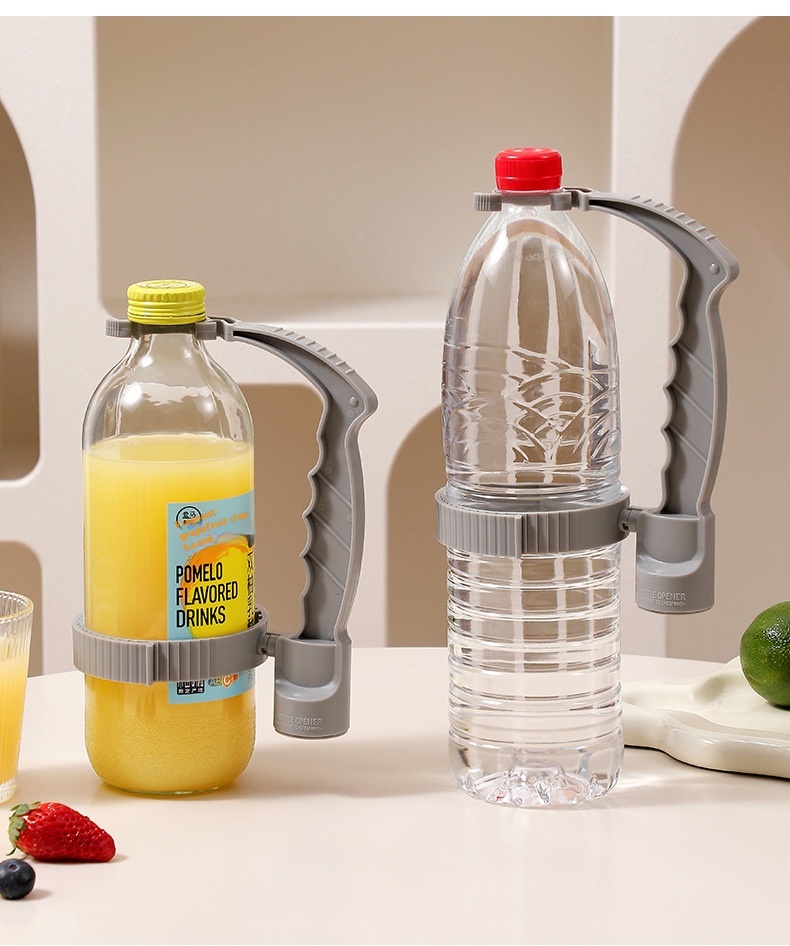Beverage Bottle Handle Holder Adjustable Pouring Handle Organizer Multi-Use Oil Bottle Handle Holder Kitchen Storage Kitchen Gadgets